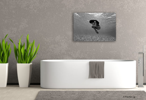 Ocean Fetus est une photographie artistique sous-marine de Christian Coulombe, en édition limitée et en exclusivité vente chez Myovahe.
